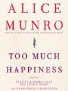 Cover image for Too Much Happiness